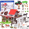 Figuuride komplekt Jokomisiada loomakliinik farmis ZA5350, 102 tk, 34 cm