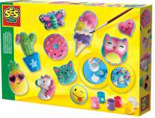Loominguline komplekt SES Creative Casting & Painting Happy Figures S01133