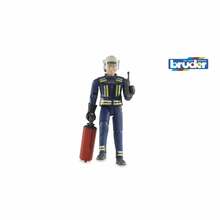 Figur BRUDER tuletõrjuja tarvikutega, 60100, sinine/punane