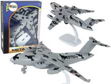Sõjalennuki mudel Lean Toys HW-605, hall