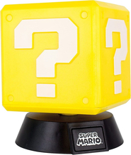 Lamp Paladone Super Mario Question Block PP4372NN, kollane, 10 cm