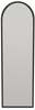 Peegel Kalune Design Emma, must, 50 x 160 x 2,2 cm
