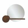 Peegel Kalune Design Mirror Points Walnut 552NOS2441, 83 x 70 x 2 cm, pruun