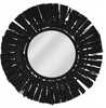 Seinapeegel Home Styling Collection, must, ümmargune, 32 cm