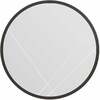 Peegel Hanah Home Gabel, must, 60 x 60 x 2,2 cm