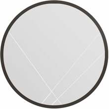Peegel Hanah Home Gabel, must, 60 x 60 x 2,2 cm