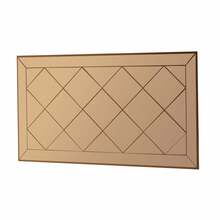 Peegel Kalune Design Zeora 116SAM1165, pronks, 60 x 120 x 2,2 cm