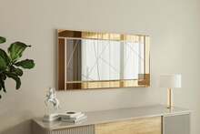 Peegel Hanah Home Pierre, pronks valge, 60 x 120 x 2,2 cm
