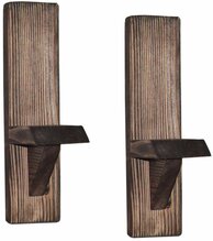 Seinariiul Kalune Design Raf 248, 9 x 9 x 33 cm, pähkel