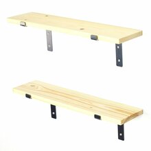 Seinariiul Kalune Design LAM001, 60 x 14 x 16 cm, pähkel