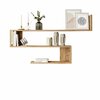 Seinariiul Kalune Design WL10-A, 120 x 14,5 x 71,4 cm, pruun