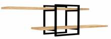 Seinariiul Kalune Design Mone 495SSE1158, tamm/must, 120 x 18 x 30 cm