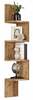 Seinariiul Kalune Design WL9-A, 22 x 117,2 x 22 cm, pruun