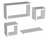 Seinariiul Kalune Design Babi, 15 x 43,6 x 23,6 cm, valge