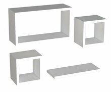 Seinariiul Kalune Design Babi, 15 x 43,6 x 23,6 cm, valge
