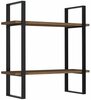 Seinariiul Kalune Design Buba 495SSE1107, 70 x 22 x 70 cm, pruun/must