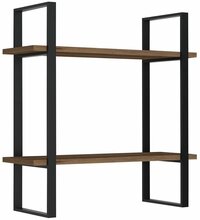 Seinariiul Kalune Design Buba 495SSE1107, 70 x 22 x 70 cm, pruun/must
