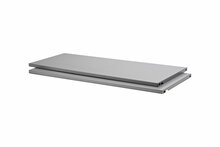 Riiul Dolle Steelboard, 80 x 40 cm, hall, 2 tk