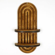 Seinariiul Kalune Design Raf265, 40 x 20 x 9 cm, pähkel
