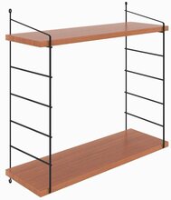 Seinariiul Kalune Design Armoni 2, 72 x 20 x 58 cm, must/pruun