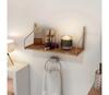 Seinariiul Hanah Home CM-029-SRK, 45 x 16 x 16 cm, kuldpruun