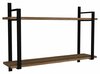 Seinariiul Kalune Design Abat 495SSE1101, pruun/must, 90 x 22 x 60 cm