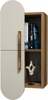 Seinariiul Kalune Design Rose 845HCT1606, 35 x 22 x 60 cm, pruun/kreemjas
