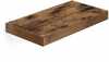 Seinale kinnitatav riiul Vasagle LWS24BX, 40 x 20 x 3,8 cm, pruun