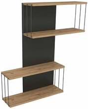 Seinariiul Kalune Design Destan 854KLN1742, 65 x 19 x 96 cm, antratsiit/mänd