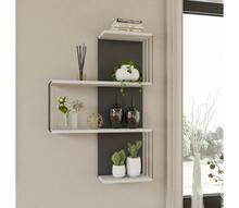 Seinariiul Kalune Design Cambel 854KLN1737, 64 x 19 x 96 cm, valge/hall
