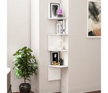 Seinariiul Asir Desaldo 155,2 x 29,6 x 29,6 cm, valge