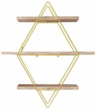 Seinariiul Kalune Design Prizma Raf, 30 x 16 x 70 cm, pruun