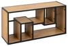 Seinariiul Actona Seaford 97654, 95 x 30 x 45 cm, pruun/must