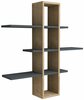 Seinariiul Kalune Design Ardo 835PUQ1640, 96 x 19,6 x 101 cm, pruun/hall