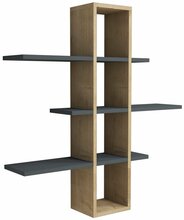 Seinariiul Kalune Design Ardo 835PUQ1640, 96 x 19,6 x 101 cm, pruun/hall