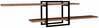 Seinariiul Kalune Design Mone 495SSE1120, 120 x 18 x 30 cm, pruun/must