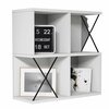 Seinariiul Kalune Design Extra 845HCT1615, 60 x 24 x 60 cm, valge/must