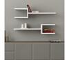 Seinariiul Kalune Design Fork 855DTE1662, 75 x 22 x 17,5 cm, valge