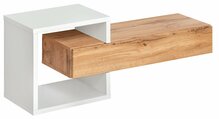 Esikumööbli komplekt ASM Easy 03, 100 x 30 x 40 cm, valge/tamm