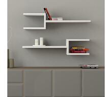 Seinariiul Kalune Design Fork 855DTE1662, 75 x 22 x 17,5 cm, valge