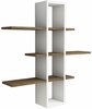 Seinariiul Kalune Design Ardo 835PUQ1641, 96 x 19,6 x 101 cm, valge/pähkel