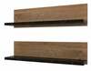 Seinariiul Kalune Design, 60 x 15 x 13 cm, pruun/must, 2 tk