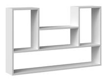 Seinariiul Top E Shop Bilbao 4P, 100 x 16 x 60 cm, valge