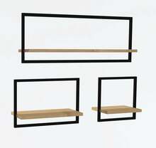 Seinariiul Kalune Design Yeso 495SSE1128, 80 x 20 x 30 cm, pruun/must
