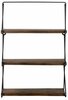 Seinariiul Kalune Design Violaceae, must/pähkel, 40 x 15 x 60 cm