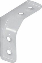 Kinnitusklamber Velano WSM 50 BI, 50 x 50 mm, valge