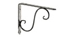 Riiulihoidja Dolle Ornament, 150 x 200 mm, must