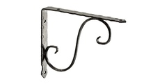 Riiulihoidja Dolle Ornament, 150 x 200 mm, must