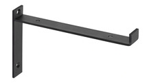 Riiulihoidik Dolle Lip, 260 x 130 mm, must