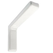 Riiulikandur Bolis Italia Leonardo A024, 240 x 144 mm, valge, 2 tk